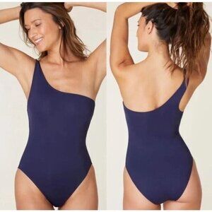 Andie Nantucket XXXL‎ Tall US 20 Navy 1 Piece Swimsuit NWT One Shoulder 9553